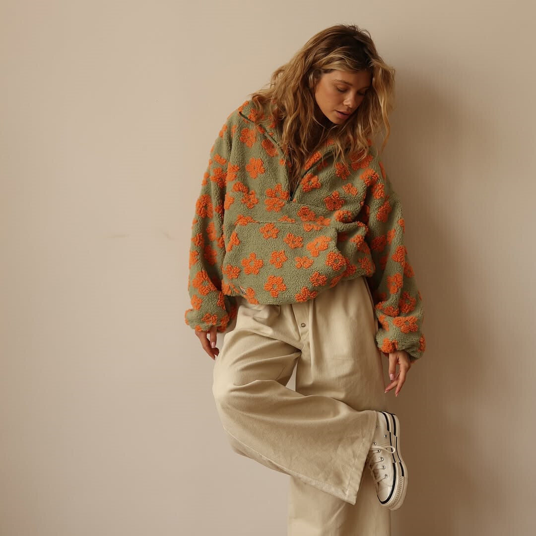 Sherpa-trui | Bohemien-geïnspireerd comfort